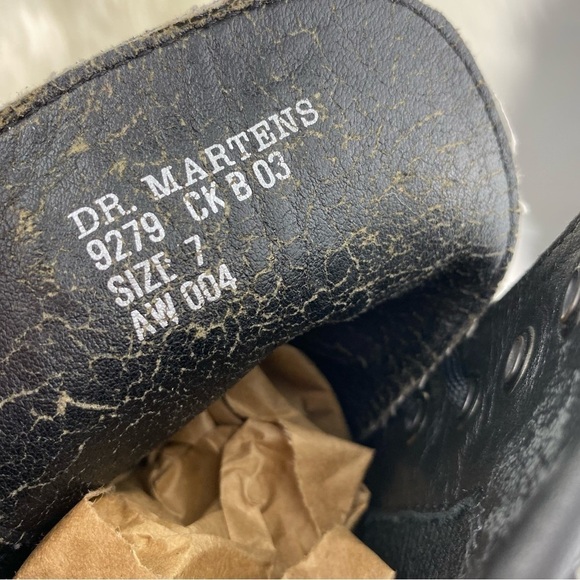 VINTAGE DR.MARTENS CHUNKY 9279 MIE BOOTS SIZE 7 - Picture 9 of 12